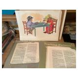 30+ Vtg teaching pictures 14x10.5"