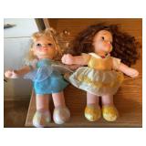2 Fisher Price soft dolls
