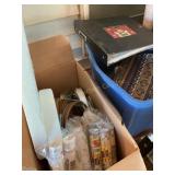 Tote & box misc material, pre pasted wall paper