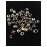 40+ Costume jewelry Bead charms