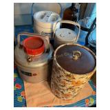 Ice bucket 11" tall, feather lite drink cooler,