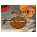 2 Stove pipe dampers