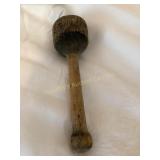 Primitive Wood masher or pestle, 9"