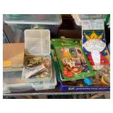 Misc rub ons, thread in case 3 1/2" x 14ï¿½ x 11ï¿½,