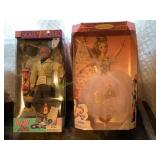 2 Barbie dolls, Sugar Plum fairy, skate board, NIB
