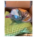 Quilting pieces, material, etc.