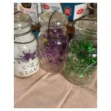 3 Ball & Atlas Qt jars w/ glass lids, metal locks