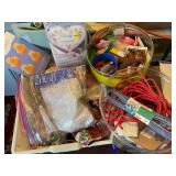 Misc crafting items, twisted paper, foam craft