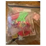 Barbie type doll clothes, accessories
