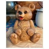 Resin bear 11" tall