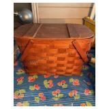 Wicker picnic basket 11" x 18ï¿½ size