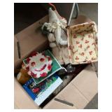 Misc lot- Baskets, Christmas decor, etc.