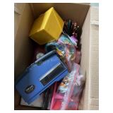 Misc. lot- crayons, pencils, stencils, small