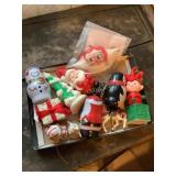 Misc. Christmas ornaments & decor, painted crab