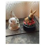 2 Musical bunnies, Holiday Playmates, Cuddles,