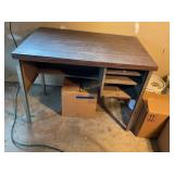 Metal desk, as is, 36x27x24"
