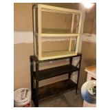 Plastic (29.5x29.5x10") metal (36x36x12)