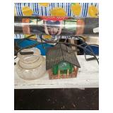 Misc, candle holder 29" x 10ï¿½, yoga mat,