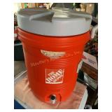 Rubbermaid Home Depot drink cooler 18" tall