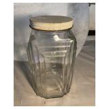 Vtg Necco candy jar ?, 10"H