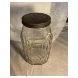 Vtg Necco candy jar, 10"H