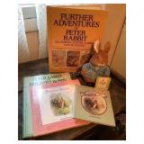 4 Peter Rabbit books & Peter plush
