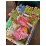 Easter decor- grass, Hoppy Hollow accessories