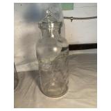 Vtg  Reeds Patties apothecary candy jar,