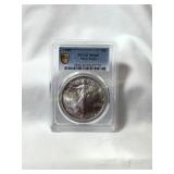1990 Silver Eagle Dollar Coin MS66