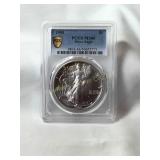 1990 Silver Eagle Dollar Coin MS66