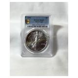 1990 Silver Eagle Dollar Coin MS67