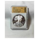 2000 (P) Silver Eagle Dollar Proof Cameo PR70