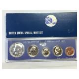 5 PC 1967 US Special Mint Set w/case