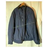 KingSize Mens fleece lined parka, navy, size 4XL