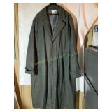 Kings Court menï¿½s herringbone, lined overcoat,