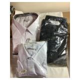 3 Menï¿½s LS shirts, sizes 18.5-20.5, NIP,