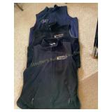 3 Full zip fleece mens vests, branded Stoufferï¿½s