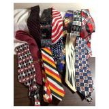 10+ Mens misc ties- Looney Tunes, Van Heusen,