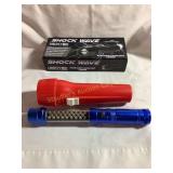 3 Flashlights- Shock Wave stun gun flashlight