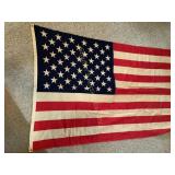 Vtg US flag, unbranded, 36x55"