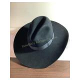 Renegade Mens black cowboy hat, fur blend, size