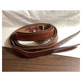 2 Mens leather belts, size 60