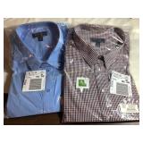 2 Mens KS Signature LS shirts, size 20, 35/6,