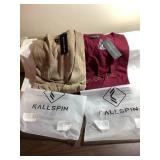 2 Kallspin menï¿½s cashmere wool cardigan vest, 4