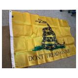 Gadsden "Donï¿½t tread on me" nylon flag, 3x5 ft.