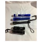 5 Misc. flashlights, Concealed tactical, mini