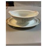 MCM  Noritake China Japan Holbrook gravy boat w/