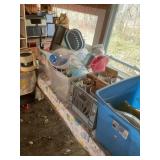 4 totes Misc  Black & Decker, lids off,