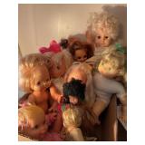 10+ dolls,  12" tallest