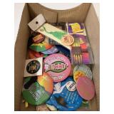 Pin back button pins